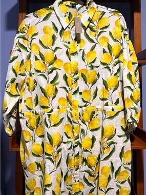 J.Crew Limoncello cinch waist dress - Yellow & Green, NWT
